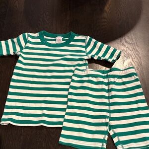 Hanna Anderson Kids Short John Pajama Set